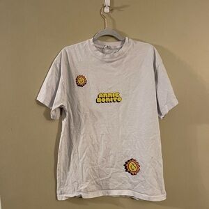 Annie Bonito Unisex Have a Nice Day T-shirt  White Size Medium